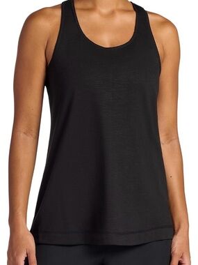 GAIAM Women’s Peace Scoopneck Black Racerback Tank XS Relaxed Fit Yoga